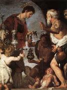 STROZZI, Bernardo The Charity oil painting